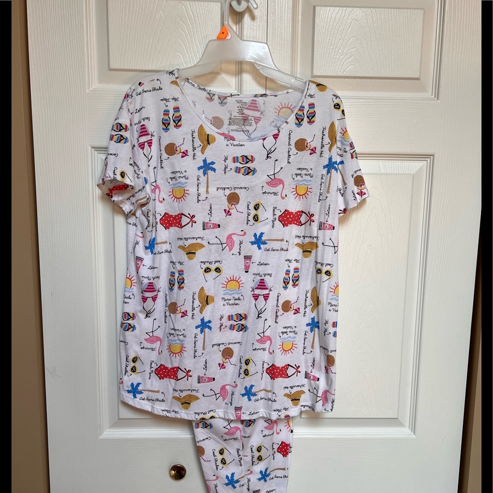 Summer Cotton Crop pant pajamas - Picture 7 of 10